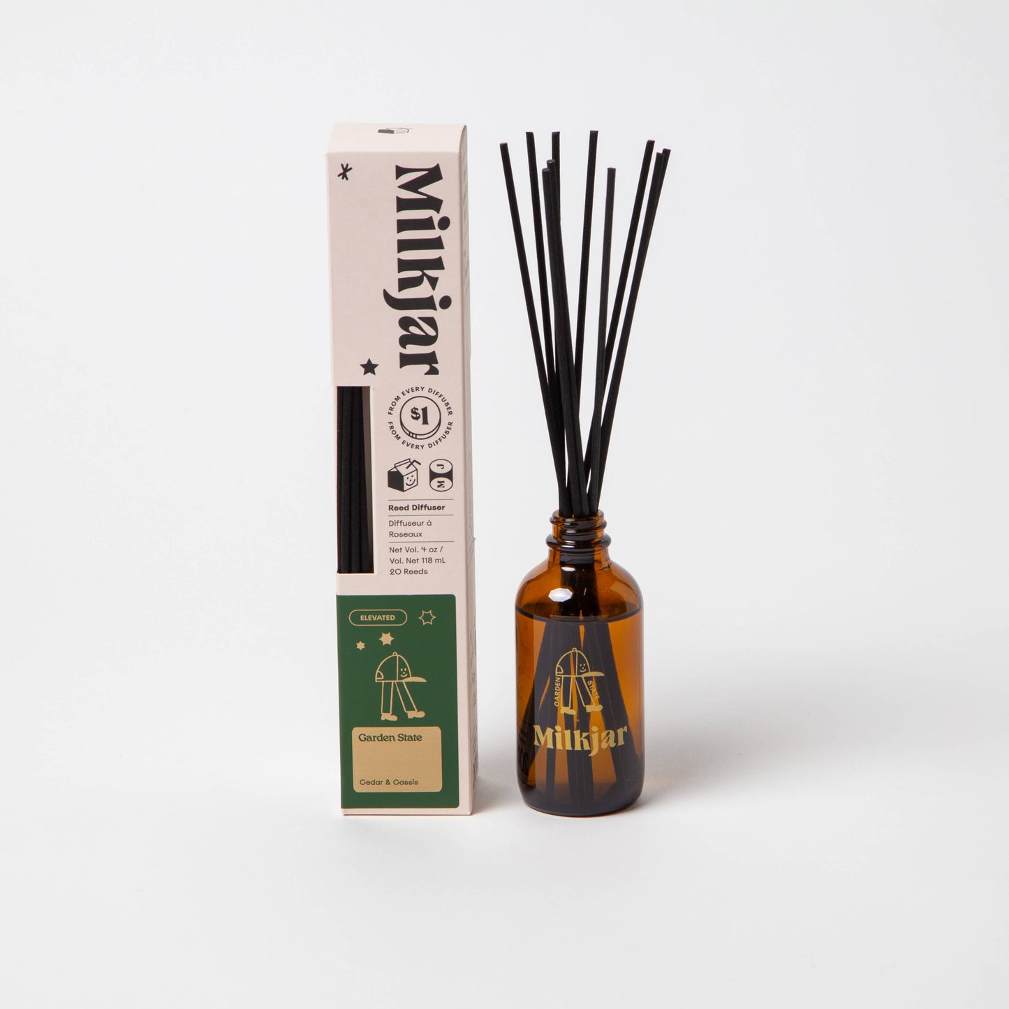 Garden State - Cedar & Cassis 4oz Reed Diffuser