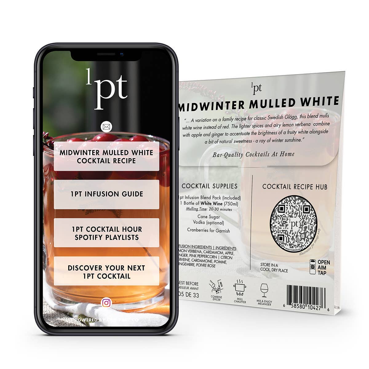 1pt Midwinter Mulled White Cocktail Pack