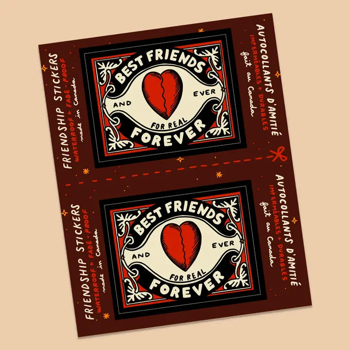 Best Friends Sticker Set