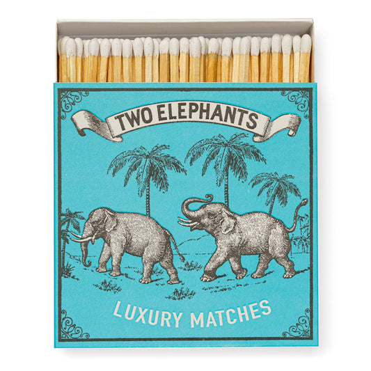 Two Elephants | Square - Safety Matches