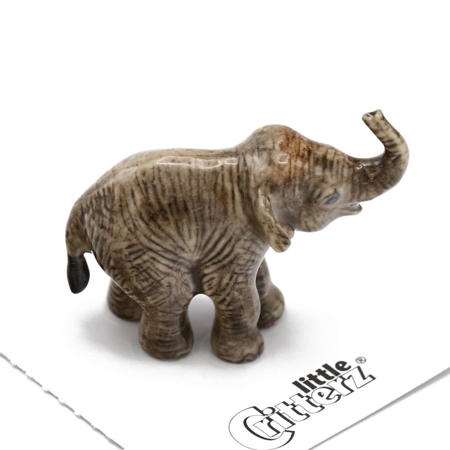 Promise Asian Elephant Calf Porcelain Miniature