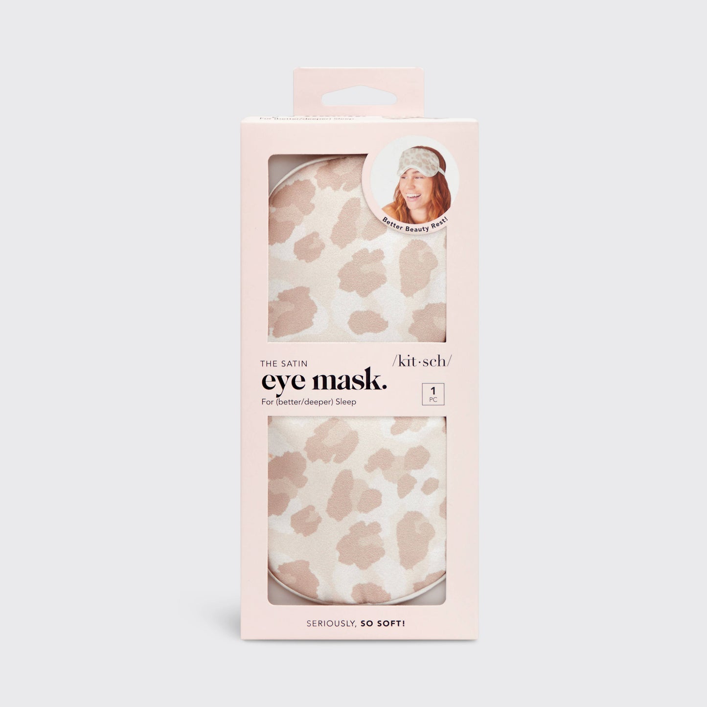 Satin Sleep Eye Mask | Leopard