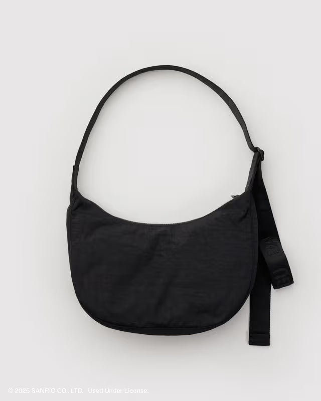 Medium Nylon Crescent Bag - Embroidered Hello Kitty Western