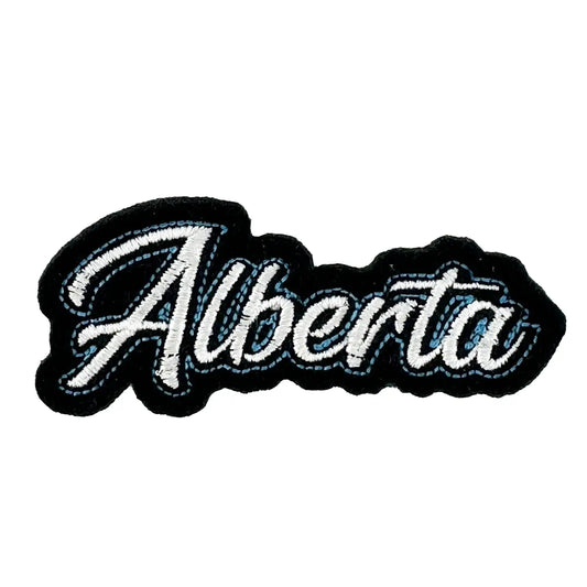 Alberta Iron-On Embroidery Patch