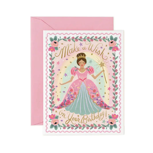 Make a Wish Princess Birthday | Greeting Card
