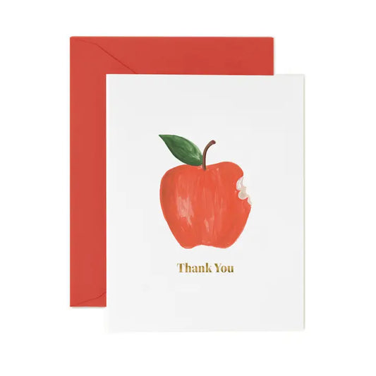 Teachers Apple Thank You | Greeting Card