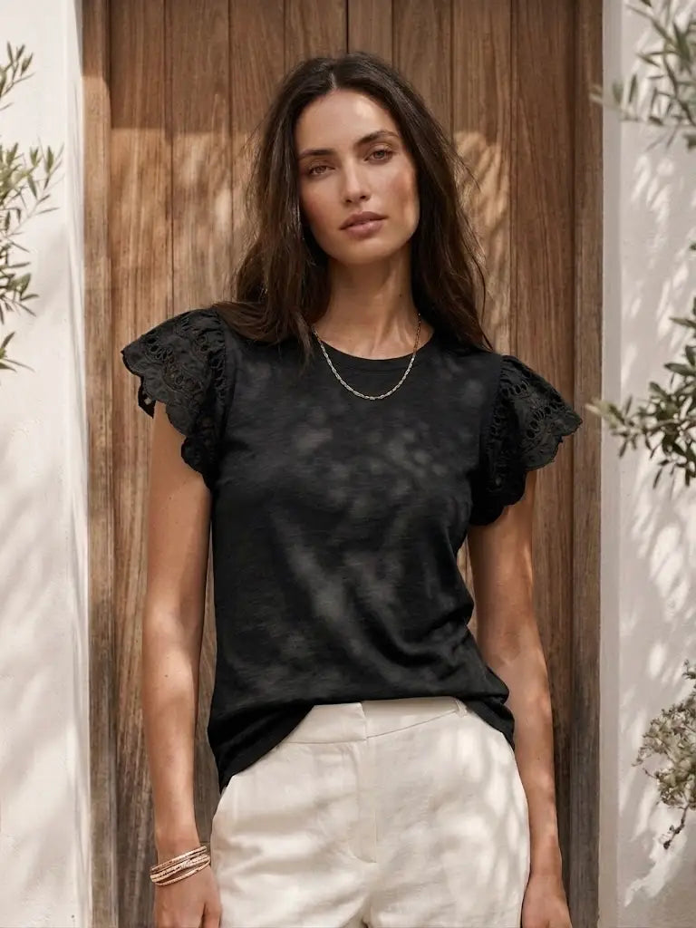 Cotton Top with Sleeves