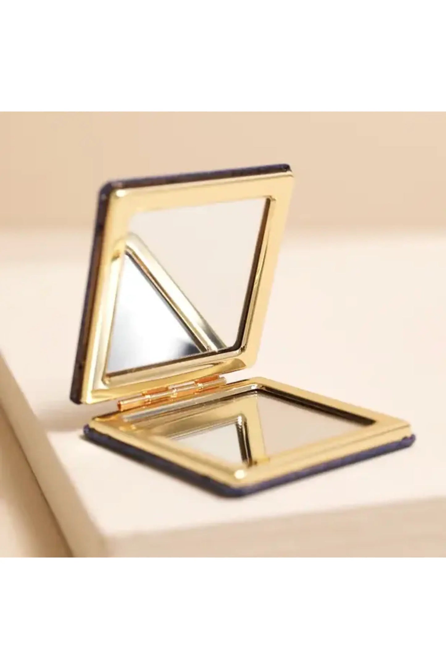 Blue Starry Night Compact Mirror