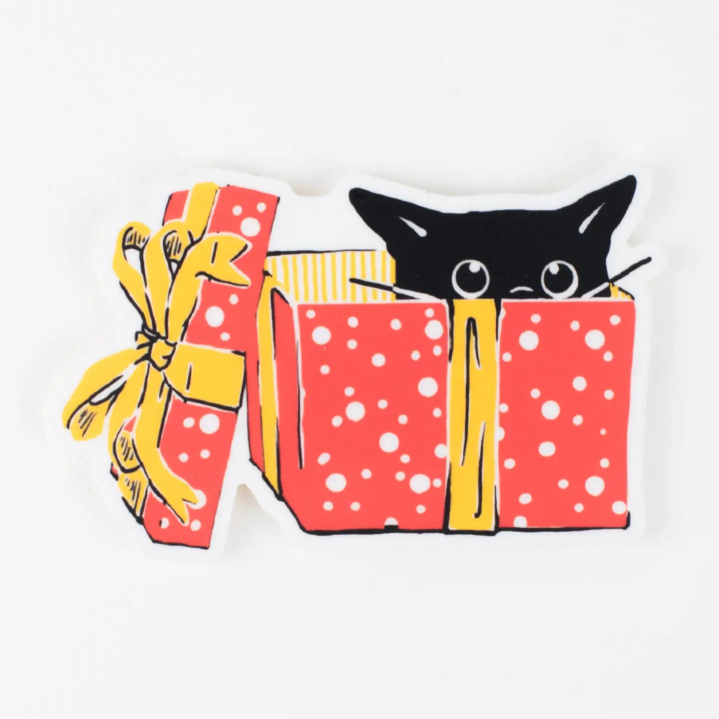 Gift Suprise Cat Sticker