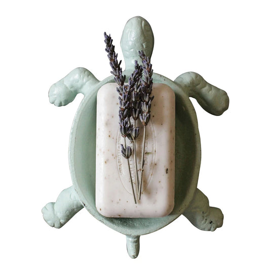 Distressed Cast Iron Turtle Soap Dish