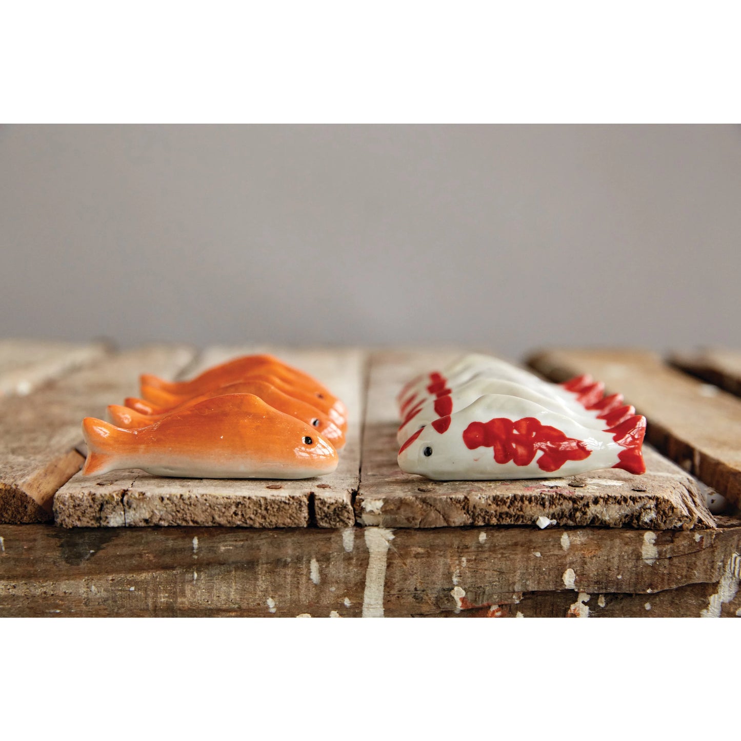 Stoneware Floating Koi Fish - Small 2 Styles