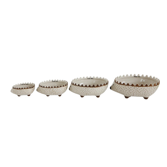 Hand-Painted Hedgehog Measuring Cups