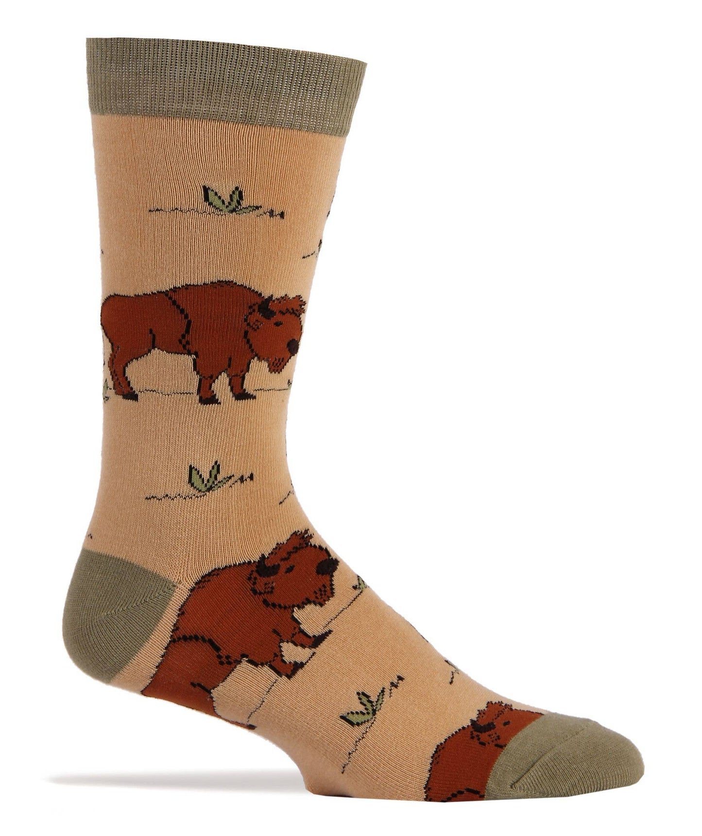 Buffalo | Men's Cotton Crew Animal Socks