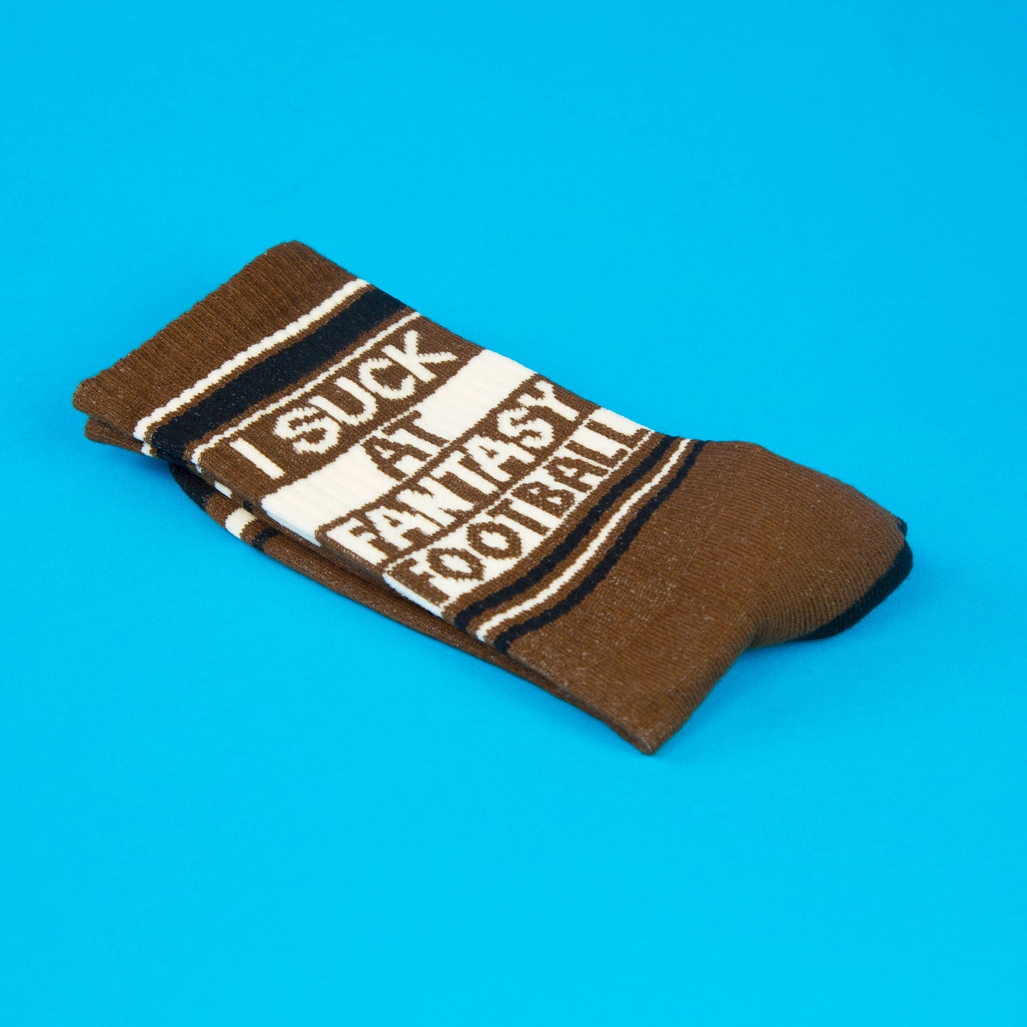 I Suck At Fantasy Football Gym Crew Socks