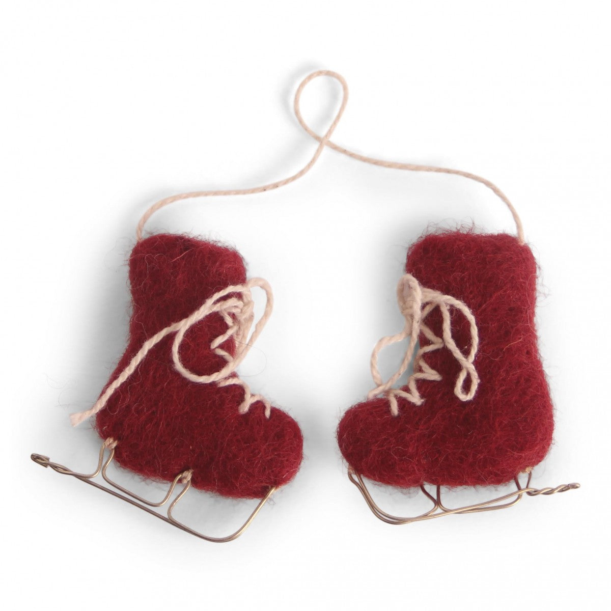 Ice Skates - Red Ornament