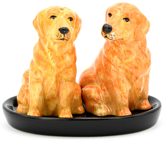 Golden Retriever Salt and Pepper Shakers