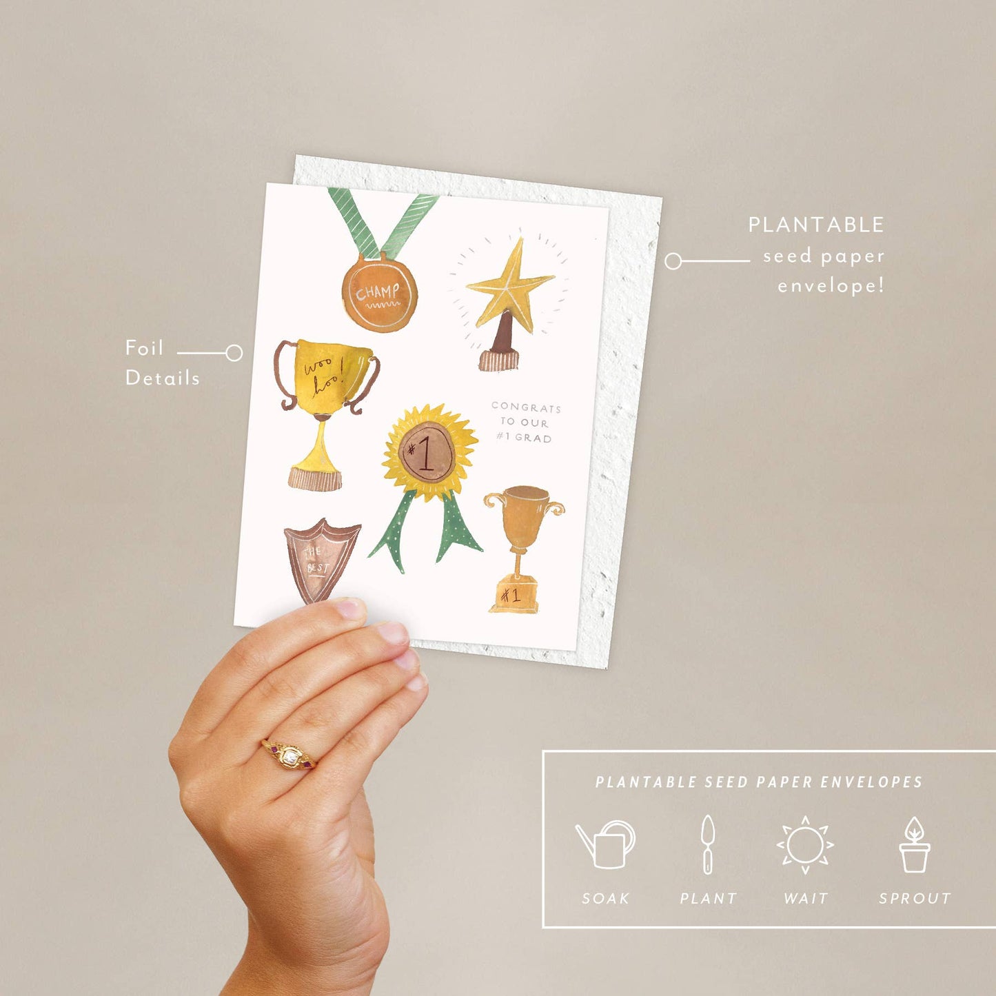 You're # 1 - Graduation Card
