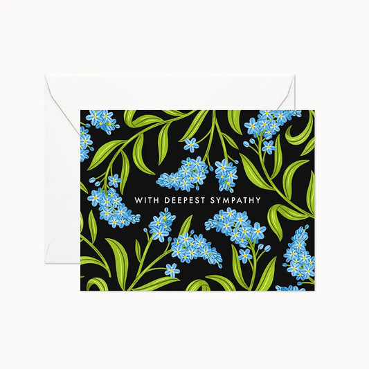 Deepest Sympathy Forget-Me-Not | Greeting Card