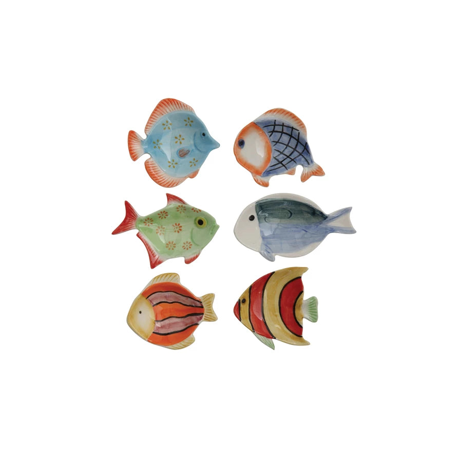 Hand Painted Fish Dish | Individual
