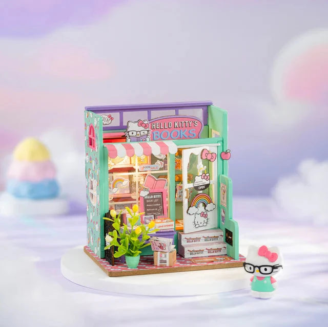 Hello Kitty Bookstore Miniature House