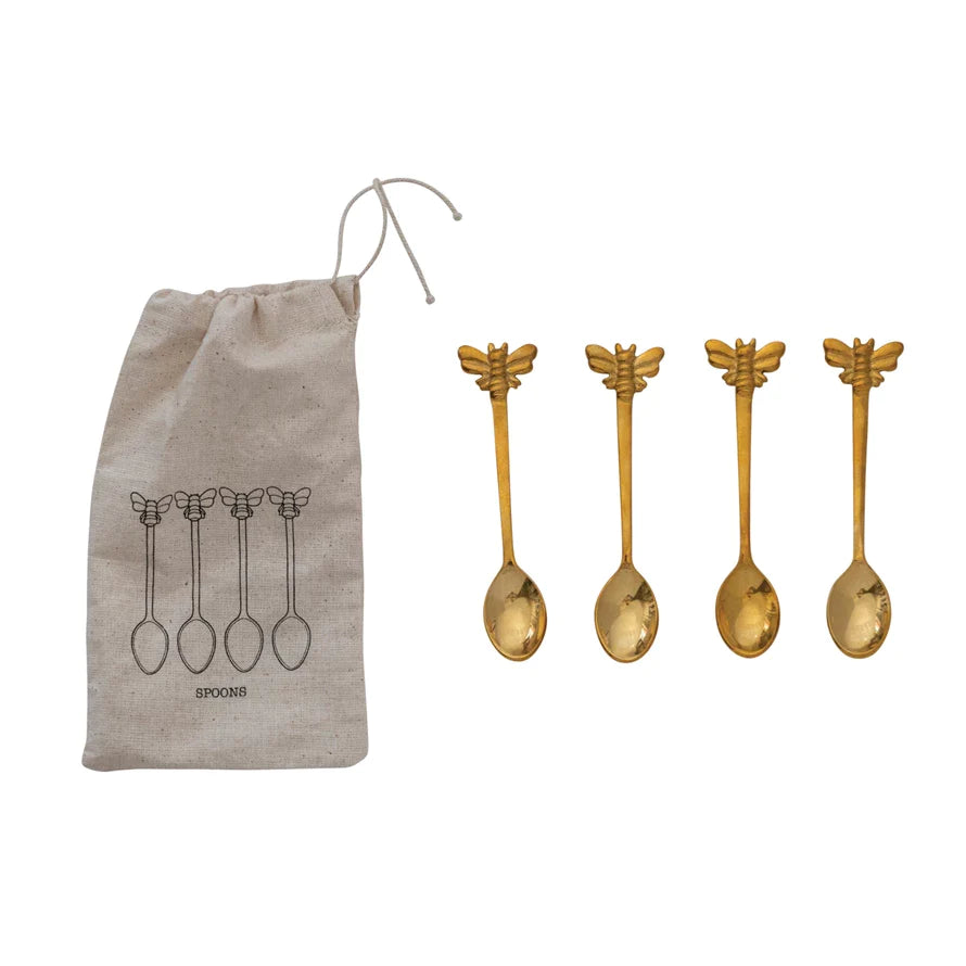 Brass Spoons - Bees -Individual