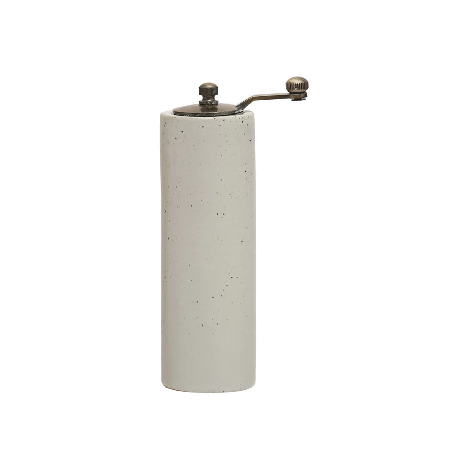 Stoneware Salt and Pepper Grinder