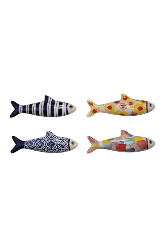 Stoneware Fish Wall Decor | Small