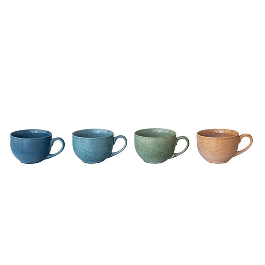 22 oz. Stoneware Mug/Bowl, 4 Colors