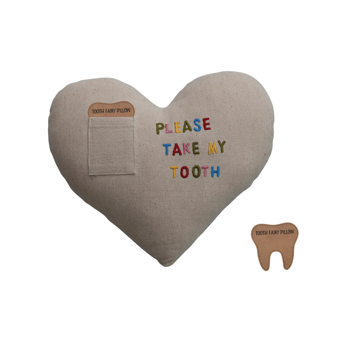 "Please Take My Tooth" Cotton & Linen Pillow