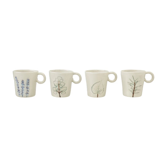 Hand Painted Botanical Mug