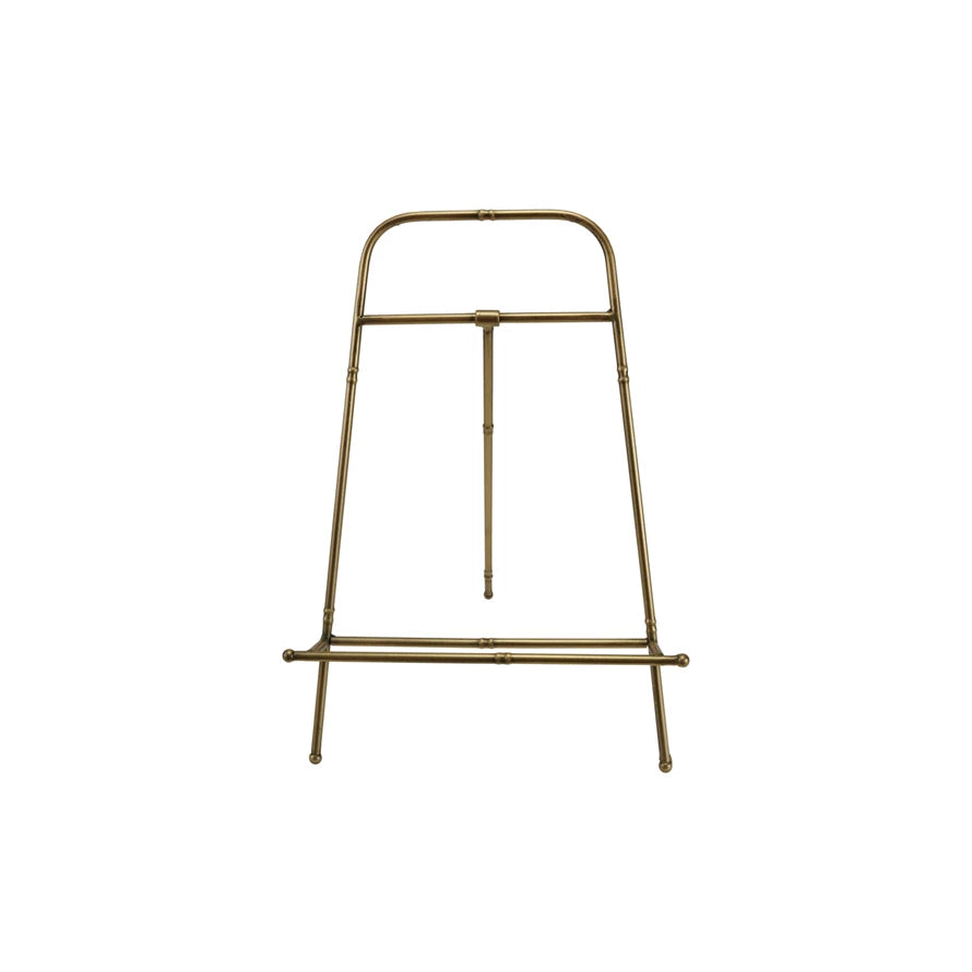 Metal Easel Gold Finish