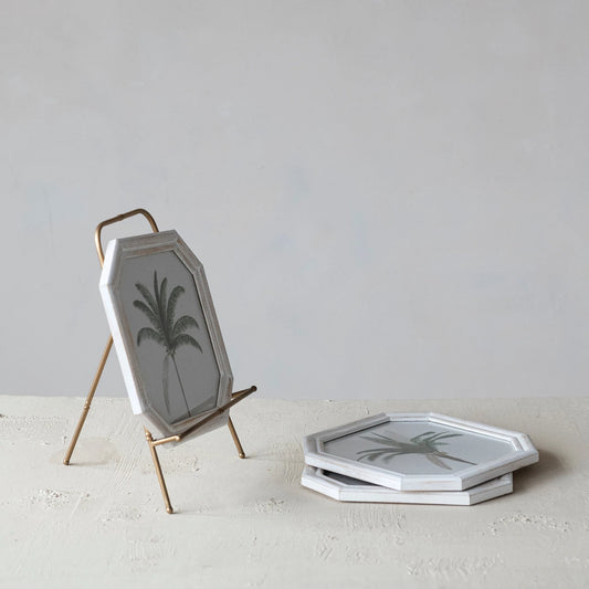 Metal Easel Gold Finish