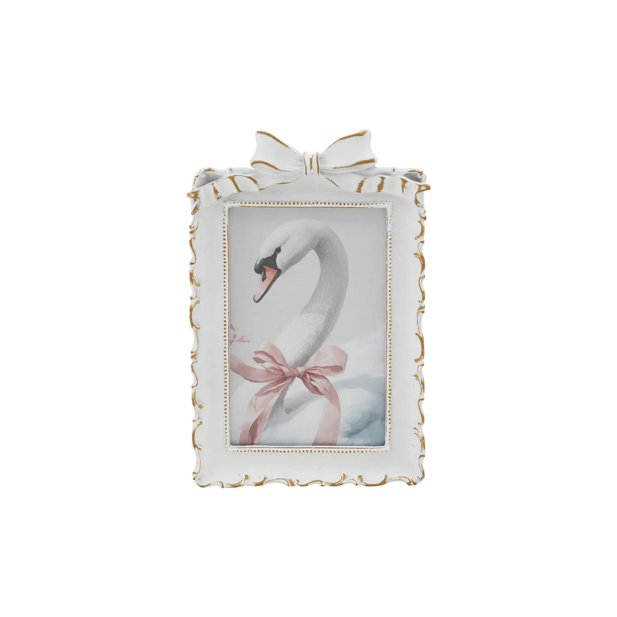 Plastic Photo Frame with Bow