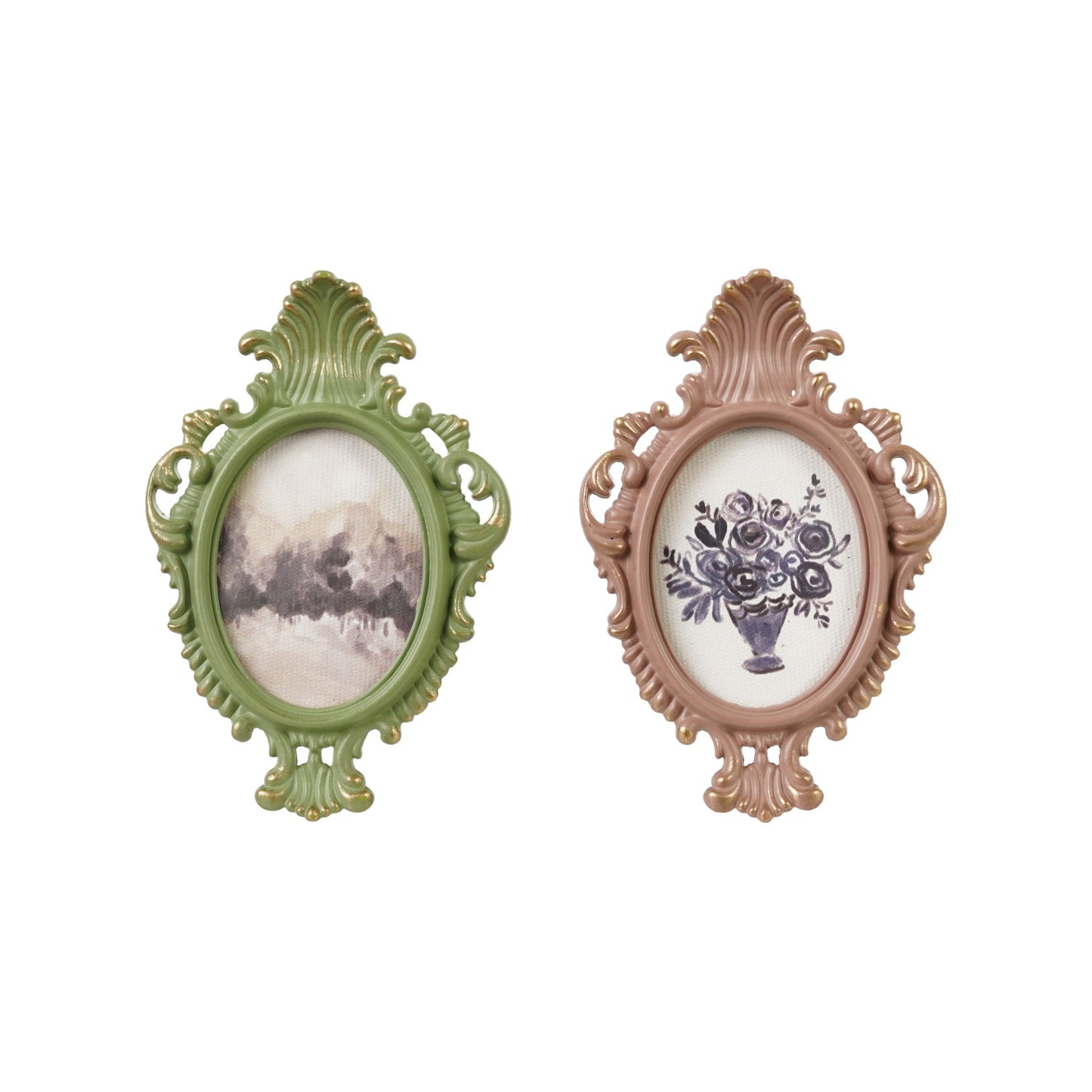 Pewter Framed Glass Decor/Photo Frame