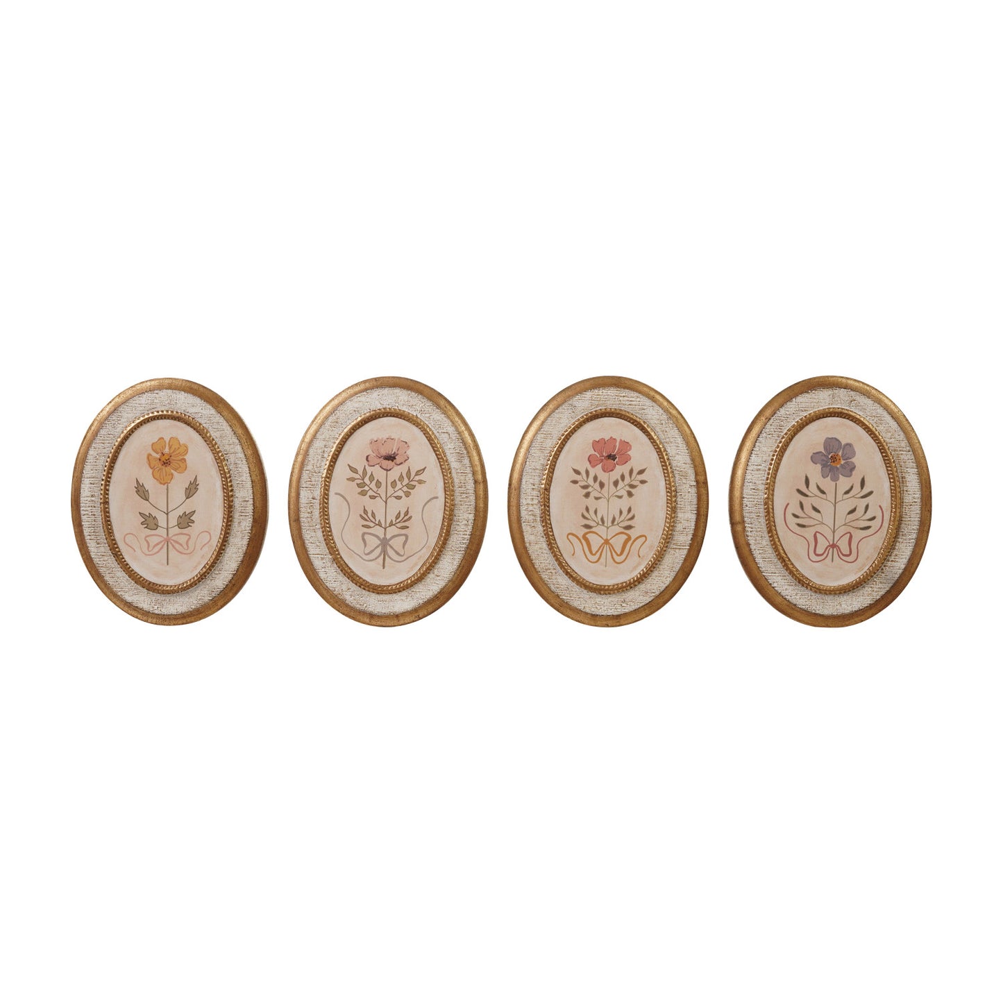 MDF Wall Decor with Flower