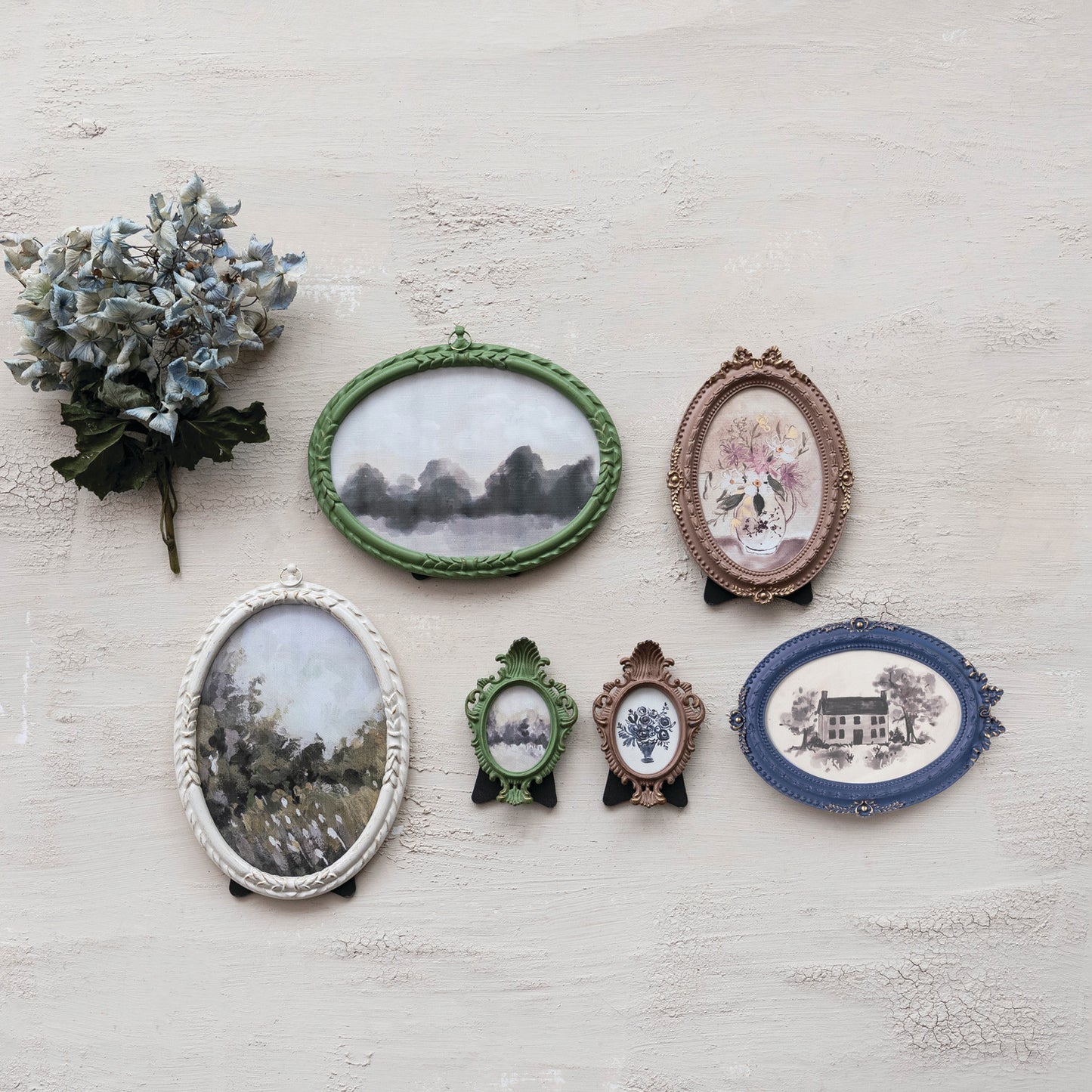 Pewter Framed Glass Decor/Photo Frame - 2 Colors