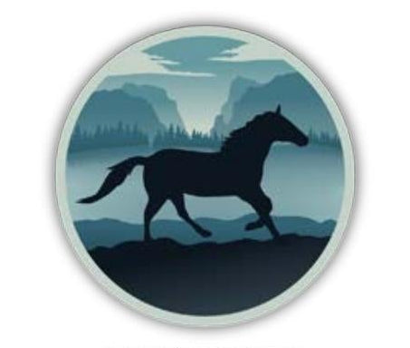 Horse Running Sticker