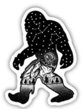 Big Foot Sticker