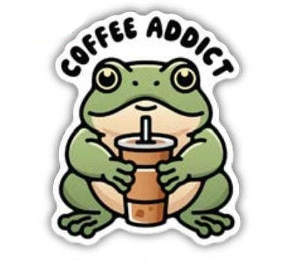Coffee Addict Sticker
