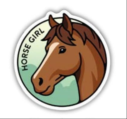 Horse Girl Sticker