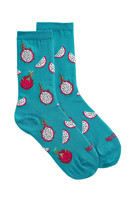 HOTSOX Women's Dragon Fruit Crew Socks