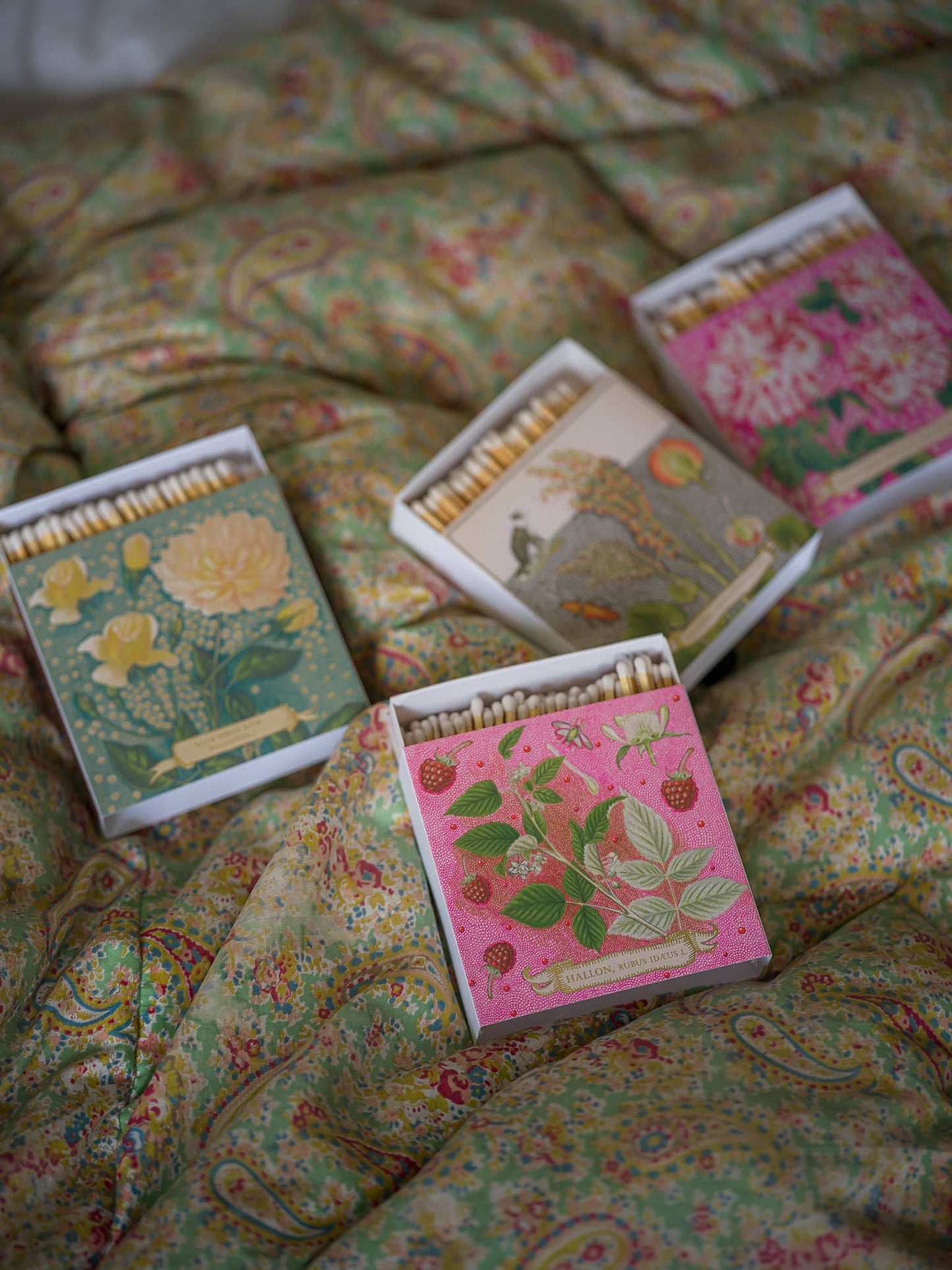 Rose Framboise Matches | Square - Safety Matches