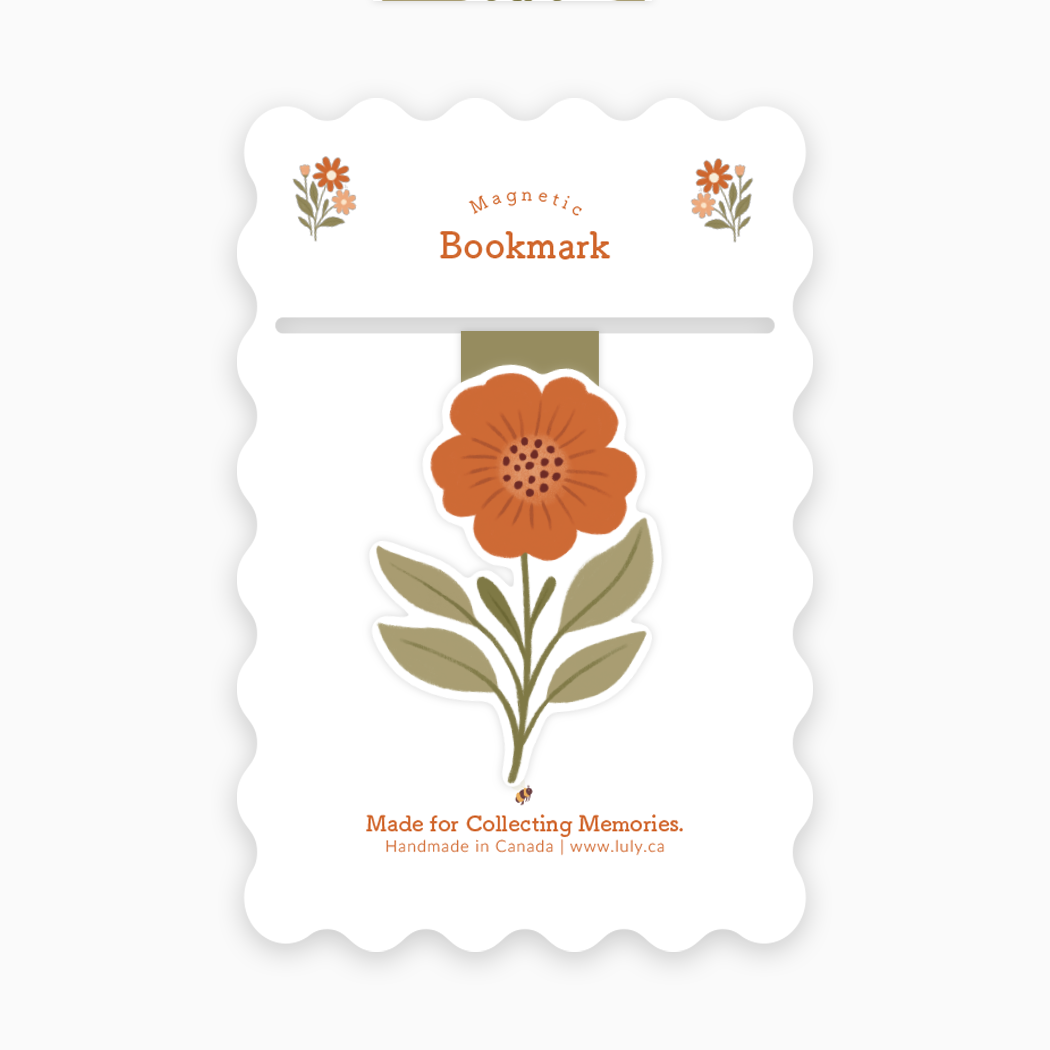 Magnetic Bookmark | Cozy Flora