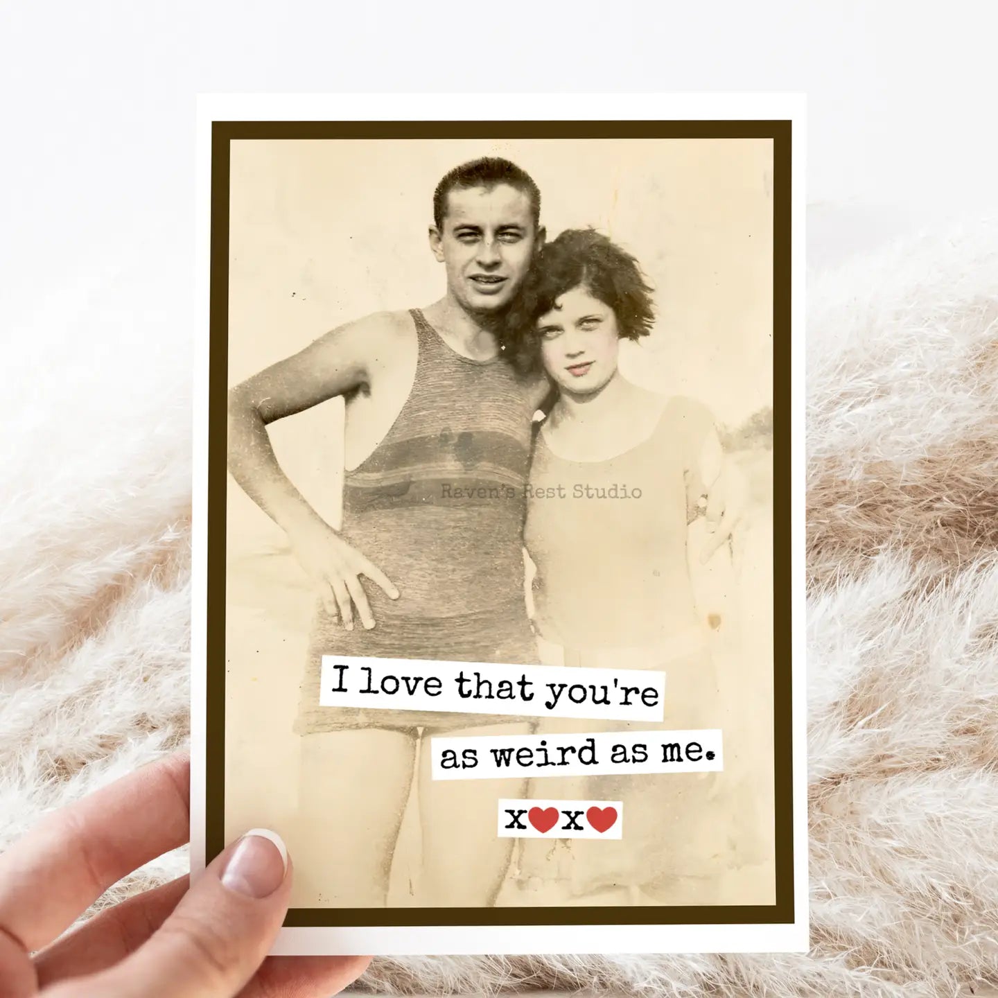 Weird Vintage Photo | Vintage Greeting Card