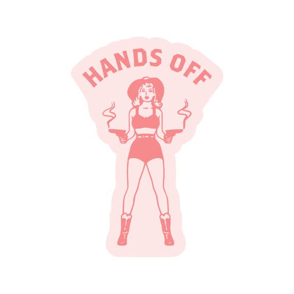 Cowgirl Feminist Politics High Quality Vinyl Sticker