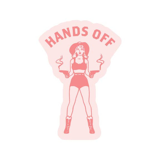 Cowgirl Feminist Politics High Quality Vinyl Sticker