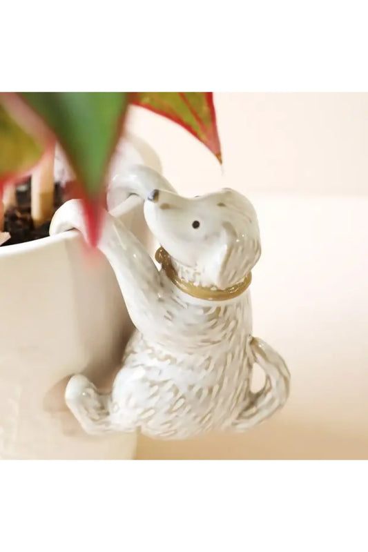Ceramic Dog Planter Hanger
