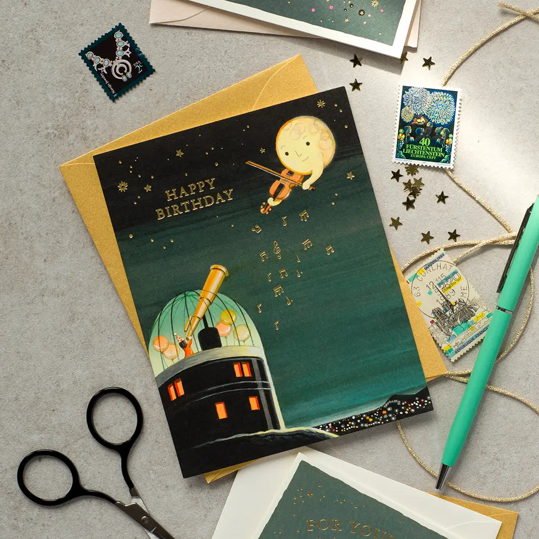 Observatory Birthday Greeting Card