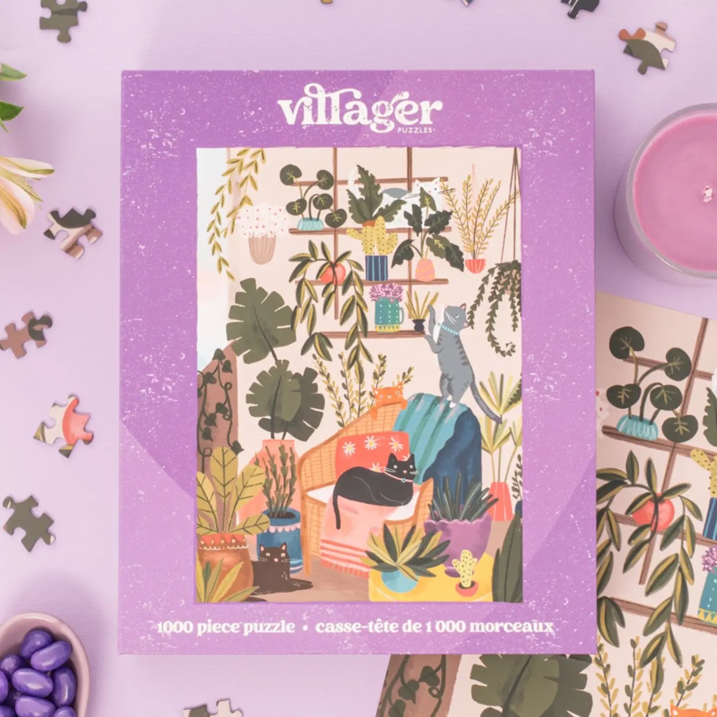 Balcony Cats | 1000 Piece Puzzle