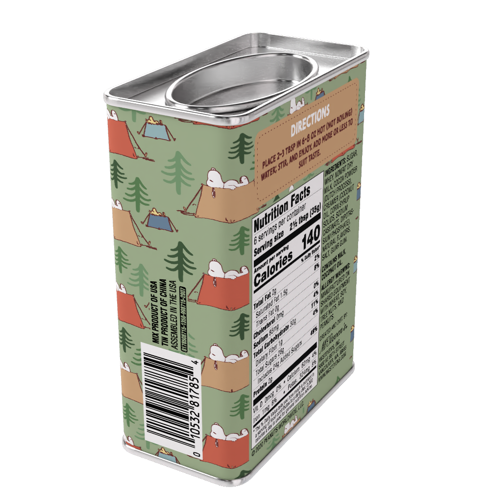 Peanuts® Snoopy Camp Life Chocolate Cocoa (8oz Tins)